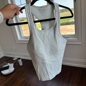 Lululemon ebb to street cropped racerback tank top